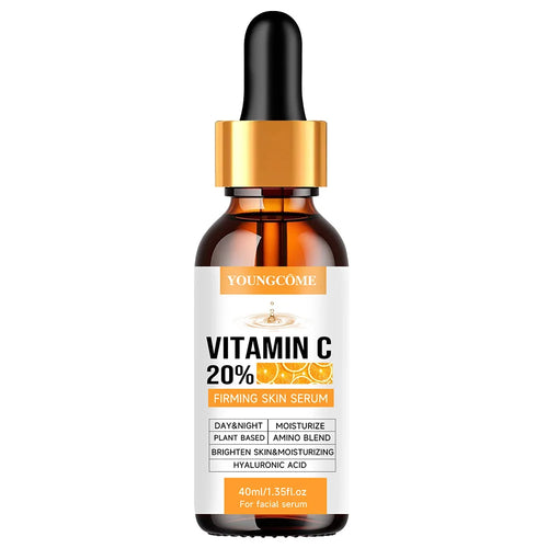 Premium 20% Vitamin C Serum for Face with Hyaluronic Acid, Retinol - Boost Skin Collagen, anti Aging & Wrinkle Facial